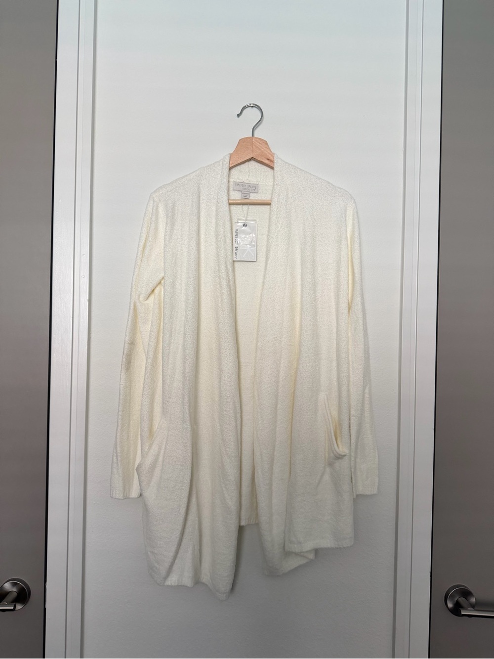 BAREFOOT DREAMS • island wrap cardigan in pearl